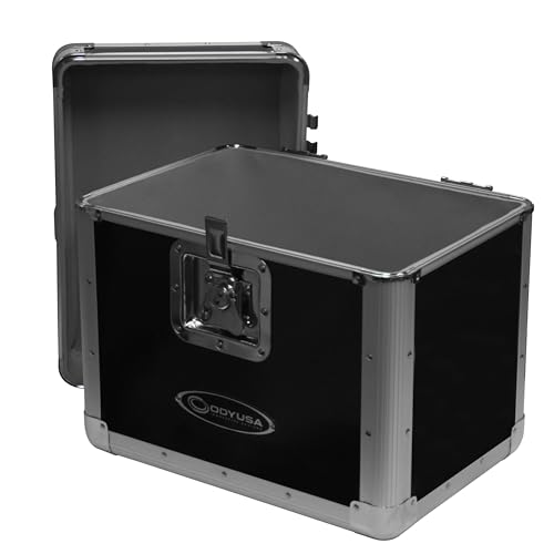Black Record Utility Case for 70 12" Vinyl Records O6883