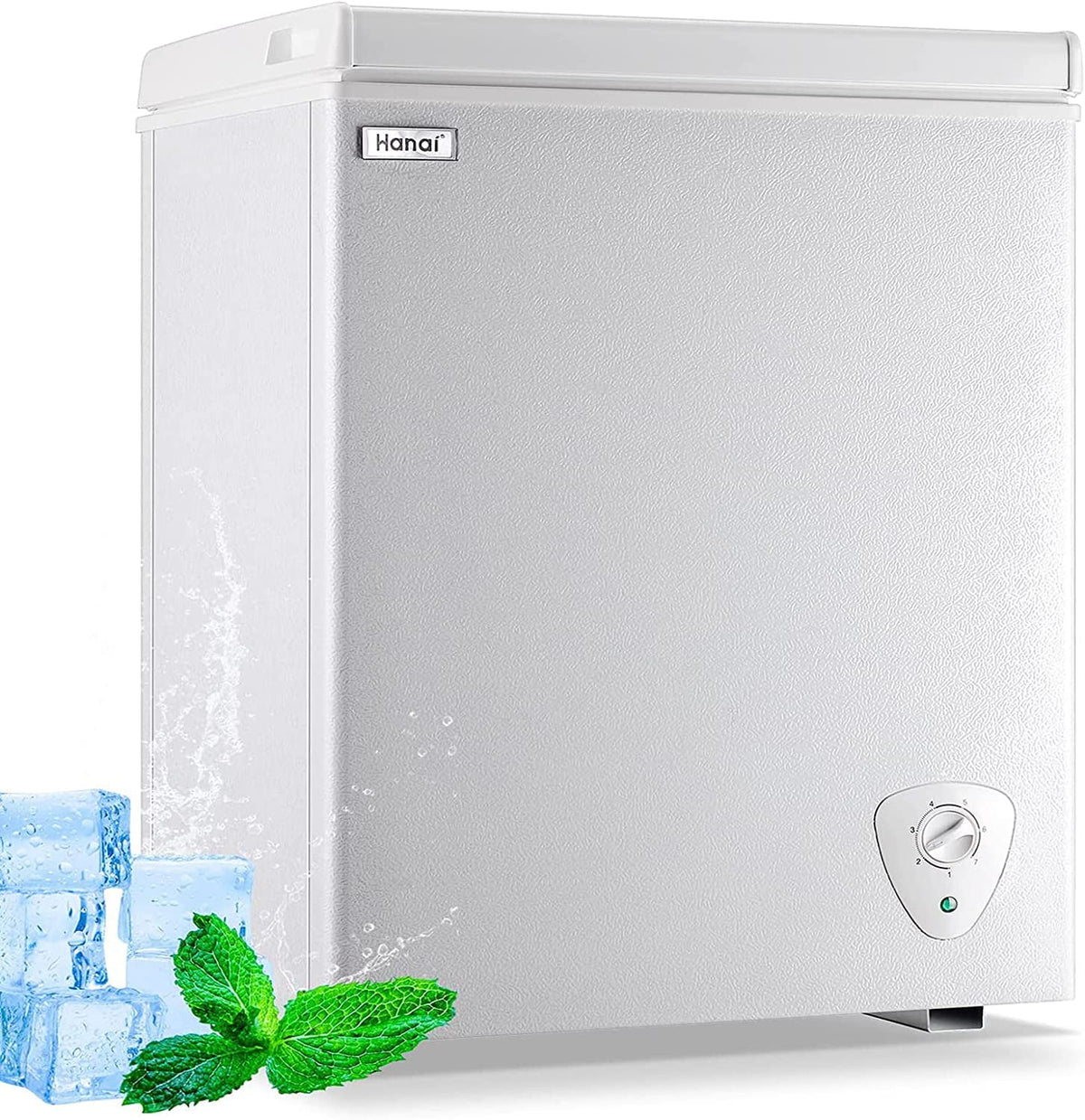 5.0 Cubic Chest Freezer with Removable Storage Basket J159