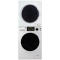 110V 18lbs Washer and Vented 3.5cf Dryer N8025