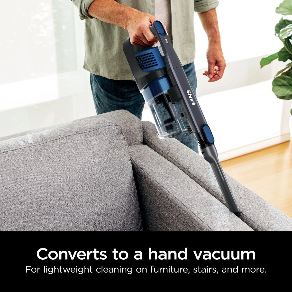 Cordless Stick Vacuum with Powerfins Brushroll Q9074