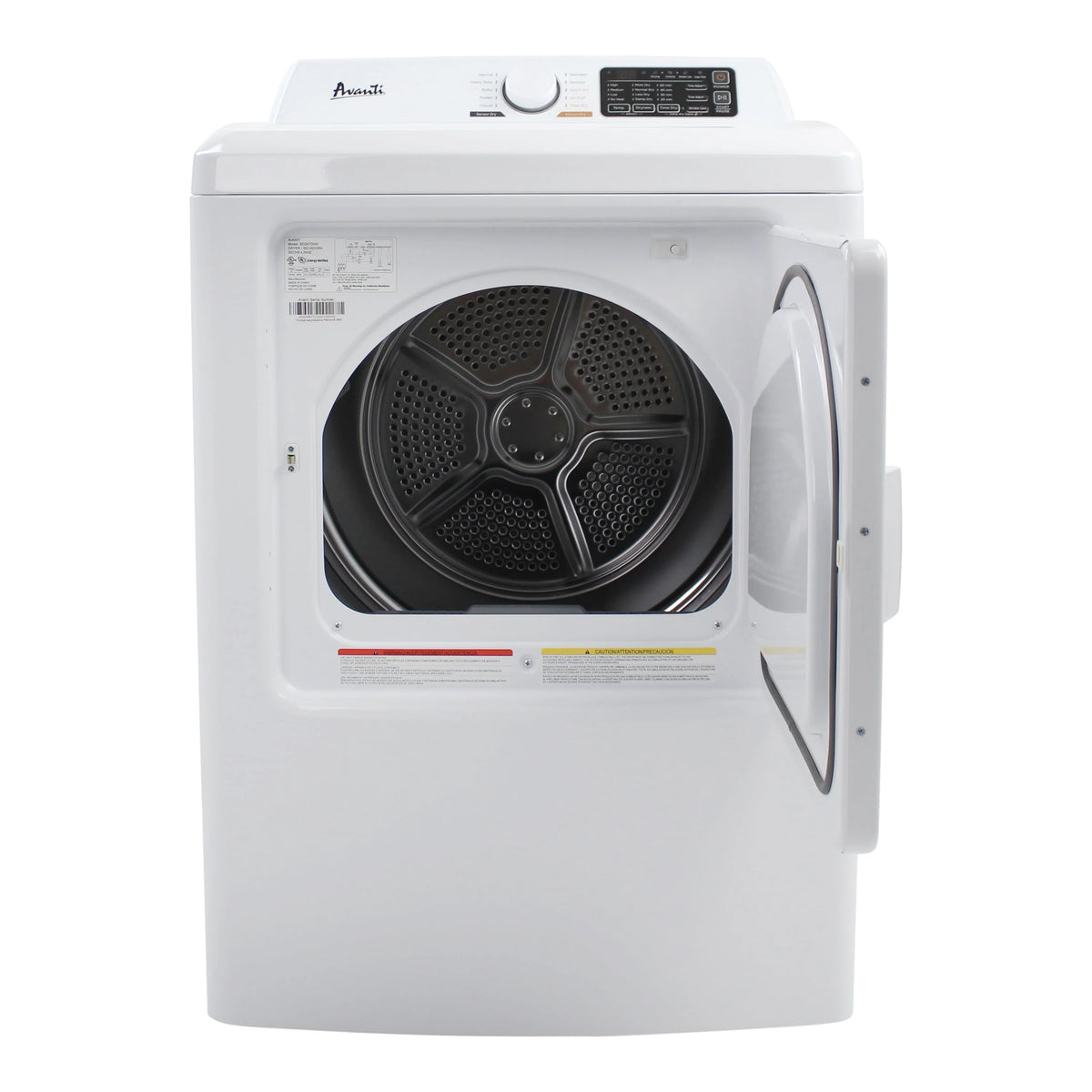 Front Load Electric Clothes Dryer 6.7 Cu. ft. White S526116