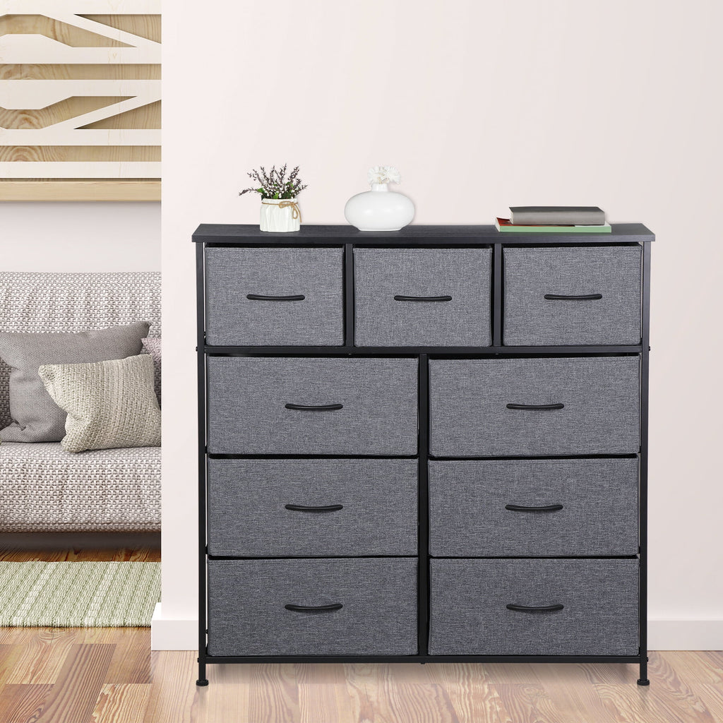 9 Drawer Fabric Storage Dresser R721502