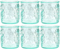 12 Oz Recycled Green Glass Drinking Glass Set Of 6 S2551