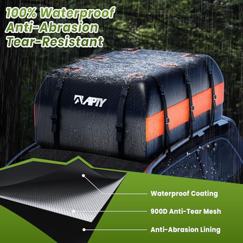Orange Car Rooftop Cargo Bag D117