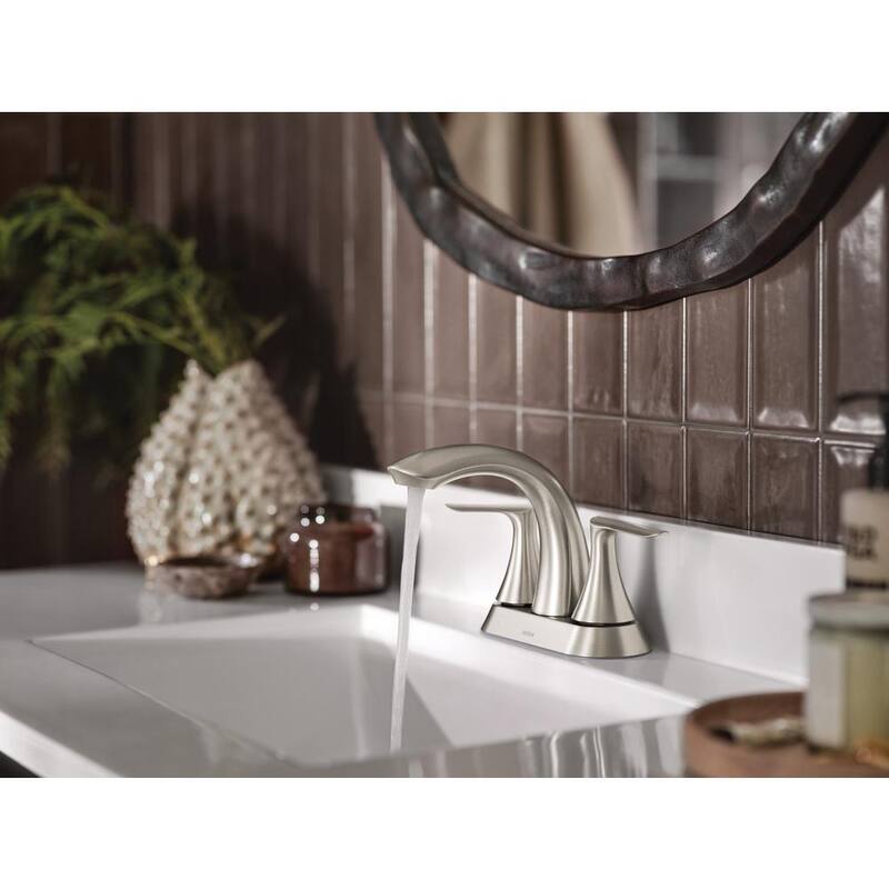 4 in. Centerset Double-Handle Bathroom Faucet in Chrome T828710