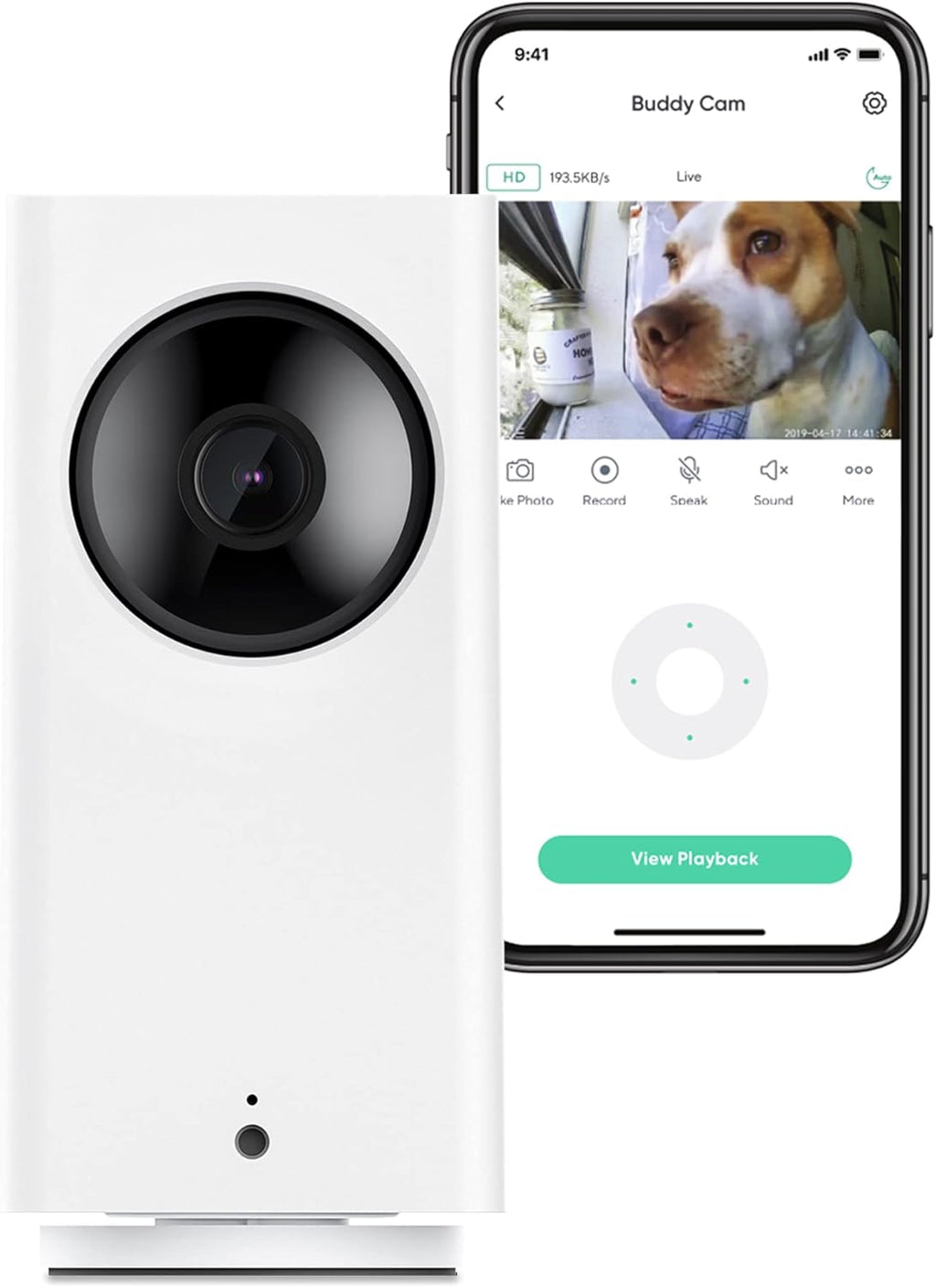 1080p Pan/Tilt/Zoom Indoor Camera with Color Night Vision M533070