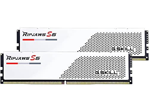 DDR5 RAM 32GB (2x16GB) 6000MT/s CL32-38-38-96 1.35V Desktop Computer Memory UDIMM Matte White P556