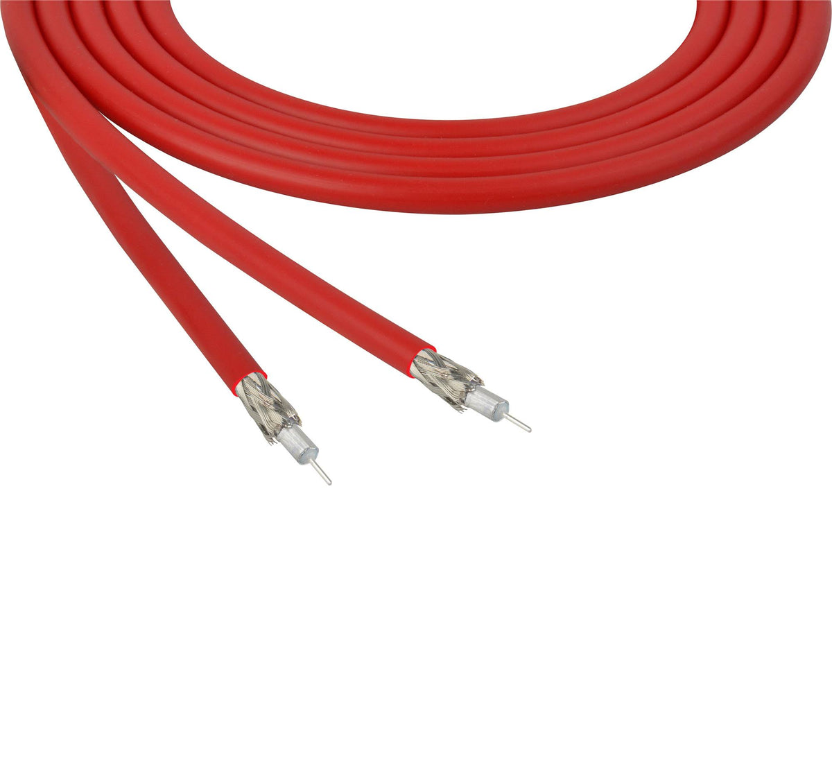 12G-SDI 75 Ohm 4K UHD Mini Coax Video Cable - Red - 1000 L2625