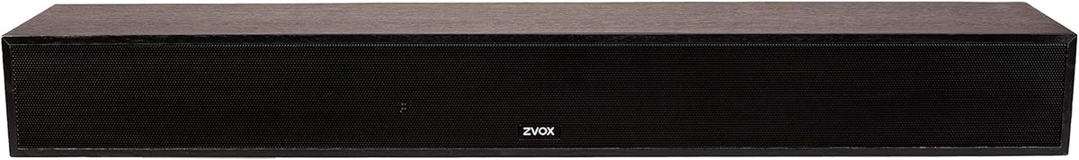 24" Wood TV Speaker with Voice Boost (Black) F637644