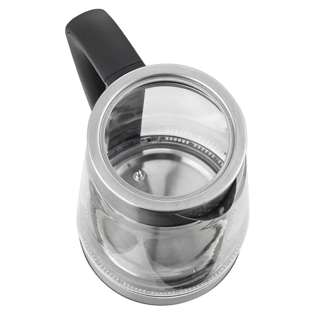 Black 2.5L Stainless Steel Electric Glass Kettle H3232