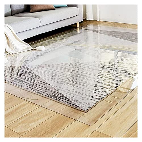 Clear Vinyl Plastic Floor Runner Protector Rug, 1.5mm Thick B3888