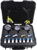 Hydraulic Test Kit with 12 Couplings, 4 Test Hoses and 3 Pressure Gauges Z560727