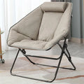 Foldable Gray Saucer Chair J6429