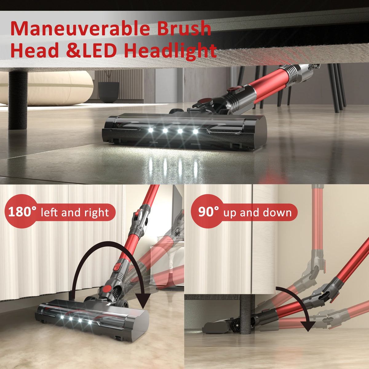 Cordless Stick Vacuum Cleaner Lightweight M366473