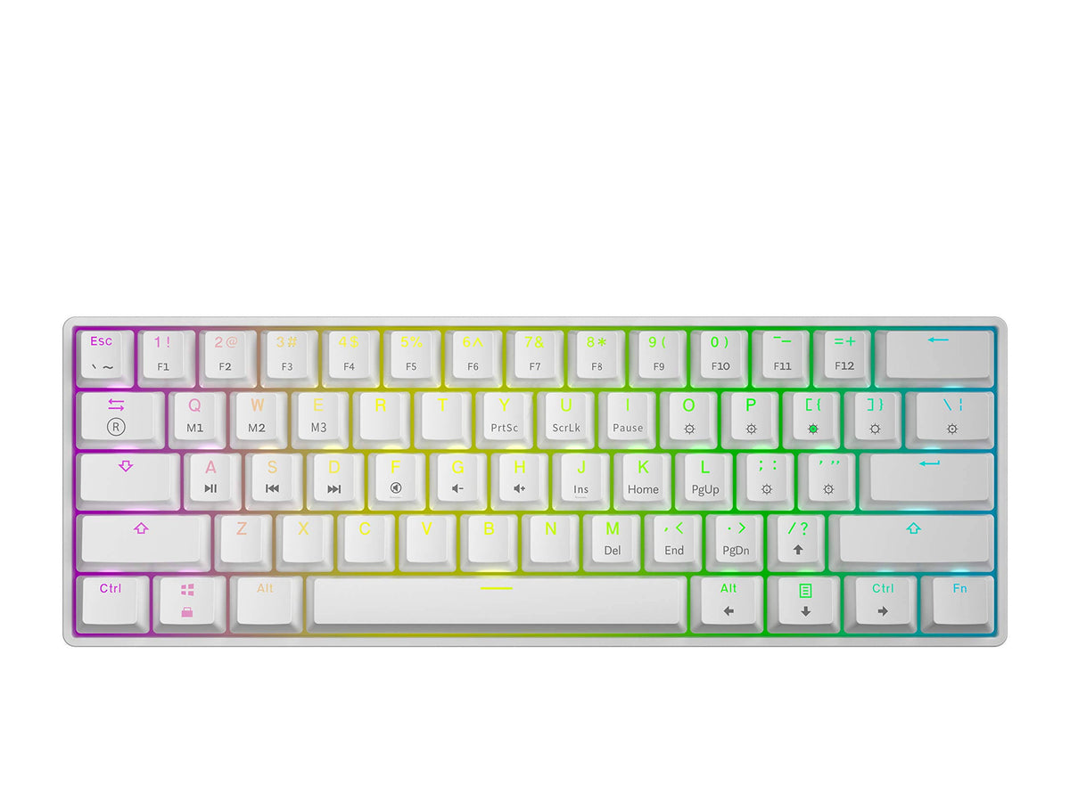 61 Keys Multi Color RGB LED Backlit Wired Mechanical Gaming Keyboard Z294