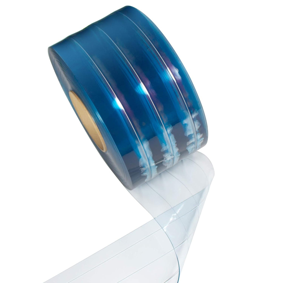 Clear-Flex II PVC Standard Smooth Strip Door Bulk Roll, 300' Length x 8" Width x 0.08" Thick P634289