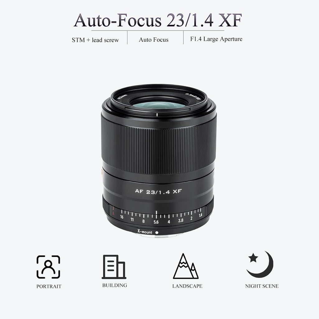 23mm F1.4 XF Auto Focus Prime Wide Angle Lens M58709