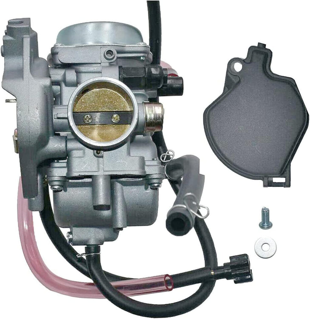 Carburetor & Air Filter & Fuel Valve Petcock With Spark Plug Pack of 2 Q272292