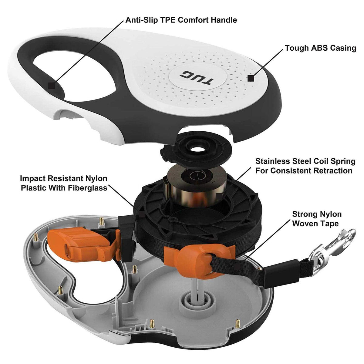 Retractable Dog Leash W429000