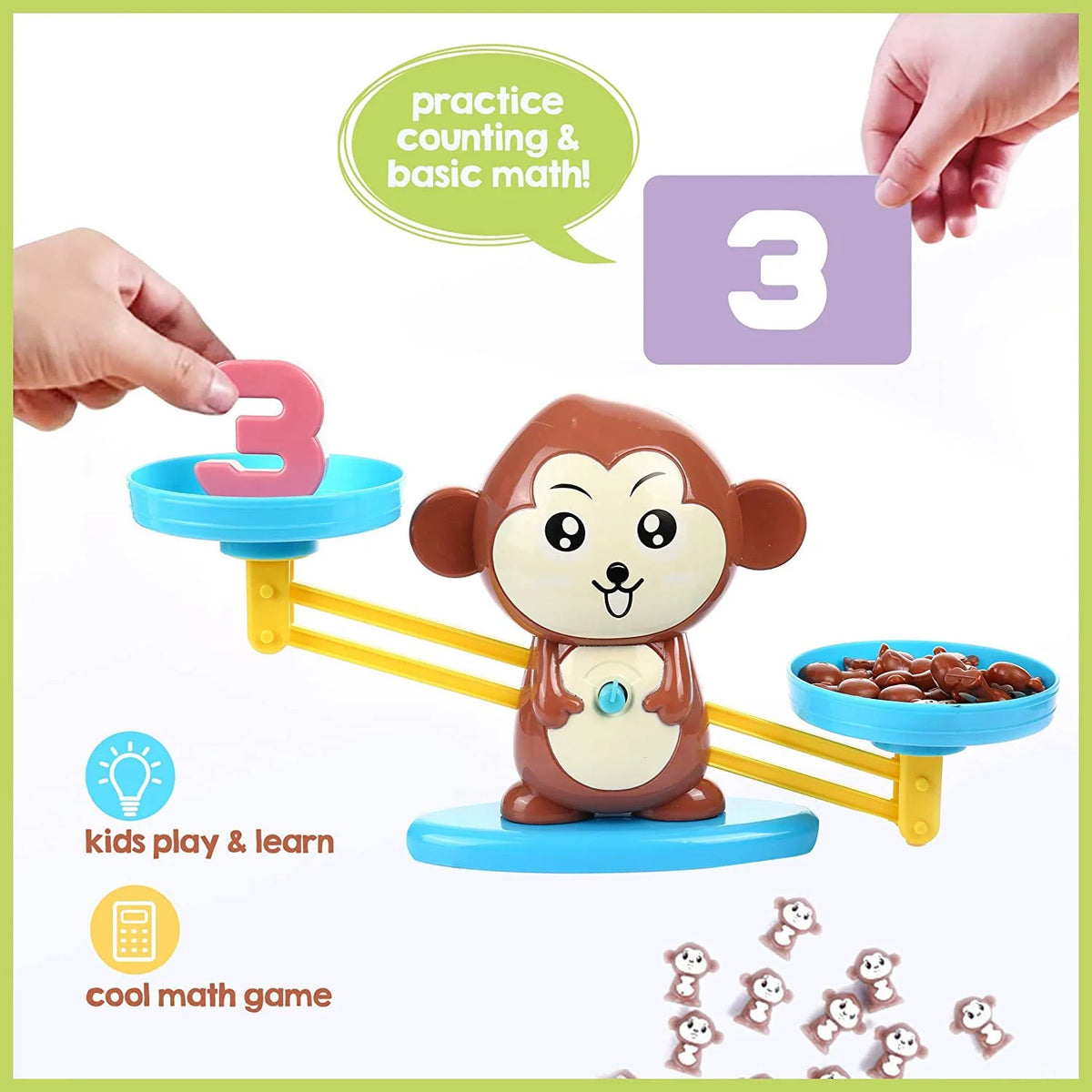 Balance Board Game Math Learning STEM Toy for Kids Ages 3 4 5 6 A1689