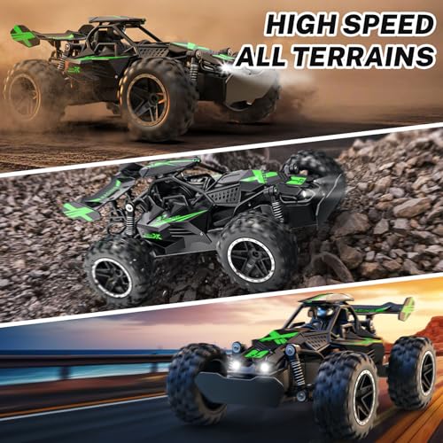 Green 1:18 Remote Control RC Truck with Lights V574732