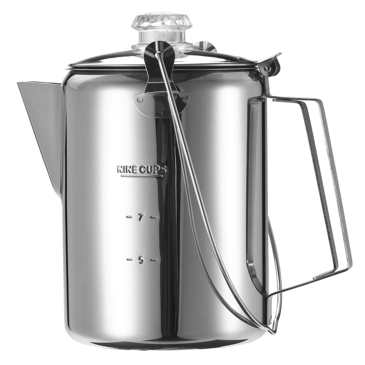 1.2L 9 Cup Stainless Steel Coffee Percolator U515