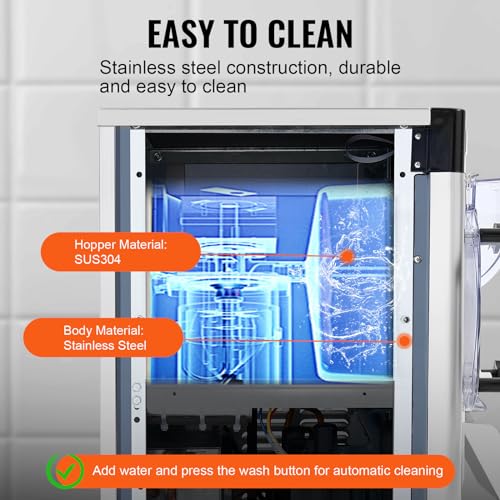 Commercial Ice Cream Machine 1400W 20/5.3 Gph Hard Serve with LED Display U73314