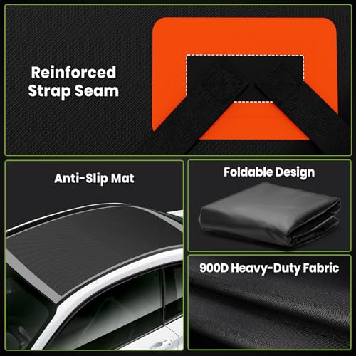 Orange Car Rooftop Cargo Bag D117
