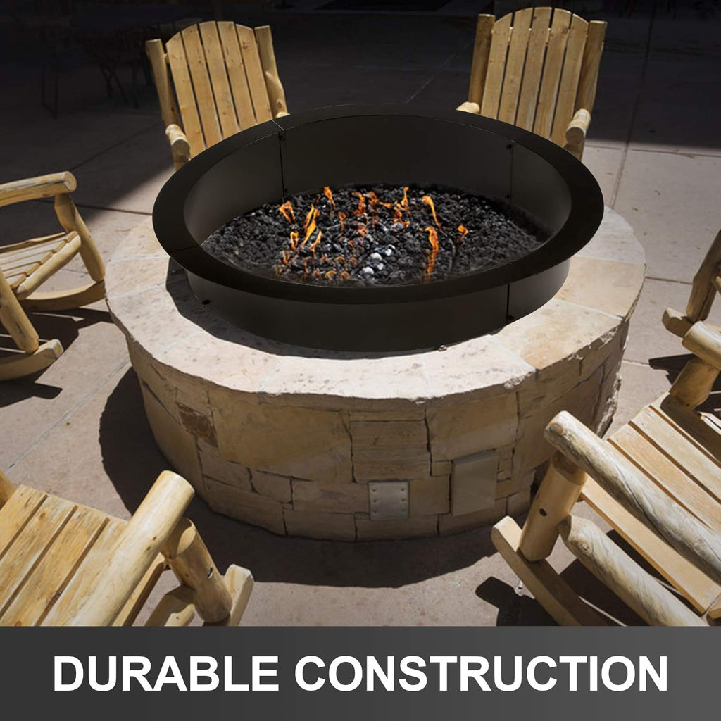 42 Inch Fire Pit Ring Heavy 2mm Steel H4685