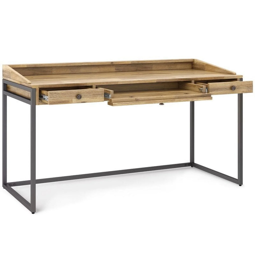 60" Solid Wood Modern Computer Desk F588986