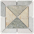 12 in. x 12 in. Natural Stone Mosaic G616