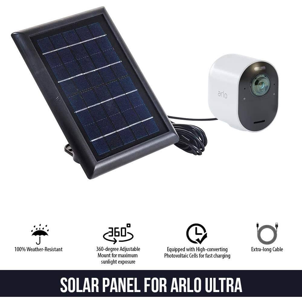 Solar Panel with 13.1ft Cable (3 Pack) X812