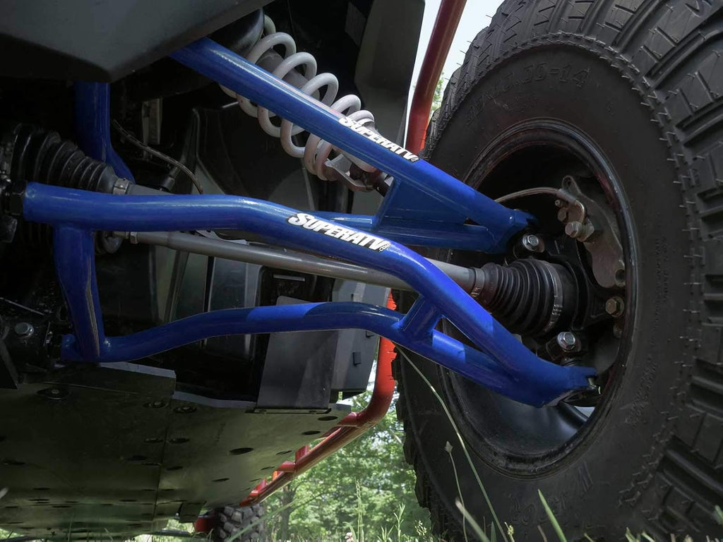 Heavy Duty High Clearance Forward Offset Front A-Arms for Polaris RZR XP 1000 / XP 4 1000, Voodoo/Velocity Blue, Includes All 4 Arms H40801