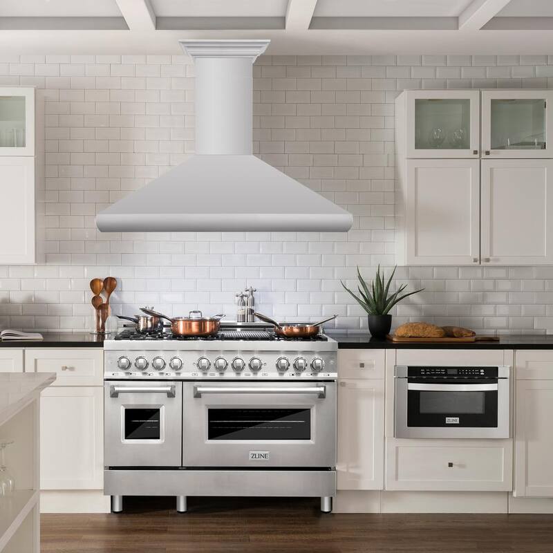 48 in. 500 CFM Convertible Wall Mount Range Hood in Stainless Steel S4793