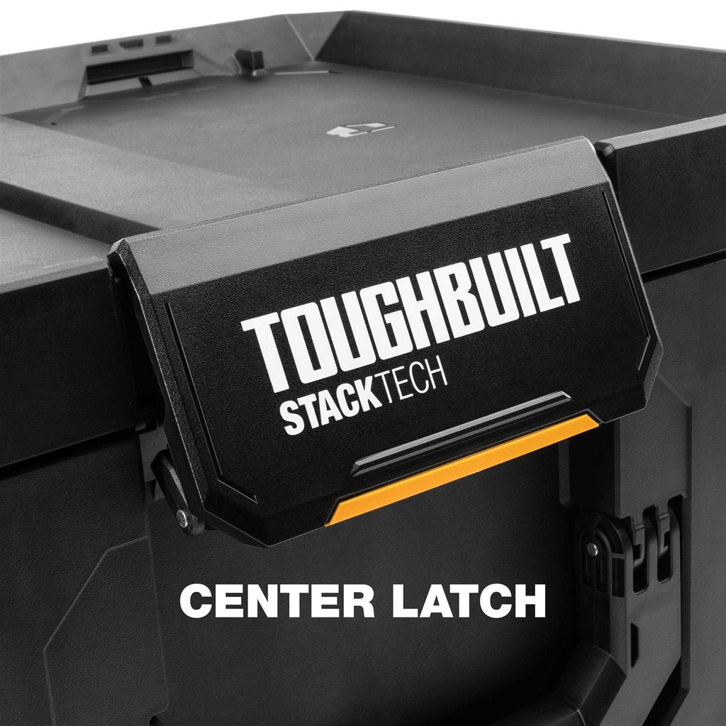 Large 21-in Black Plastic Lockable Tool Box M446757