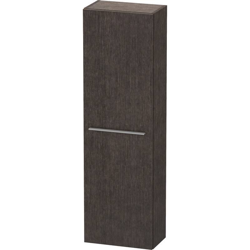 Brushed Dark Oak Tall Cabinet H79846