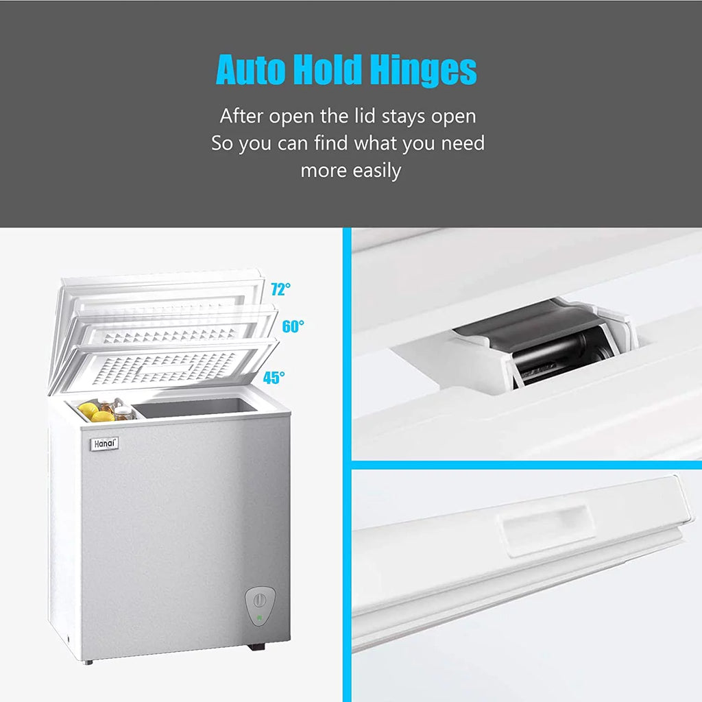 5.0 Cubic Chest Freezer with Removable Storage Basket J159