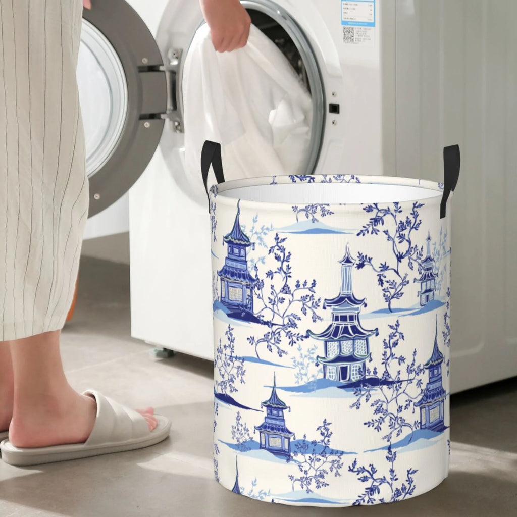 Waterproof Laundry Hamper with Handle Y469