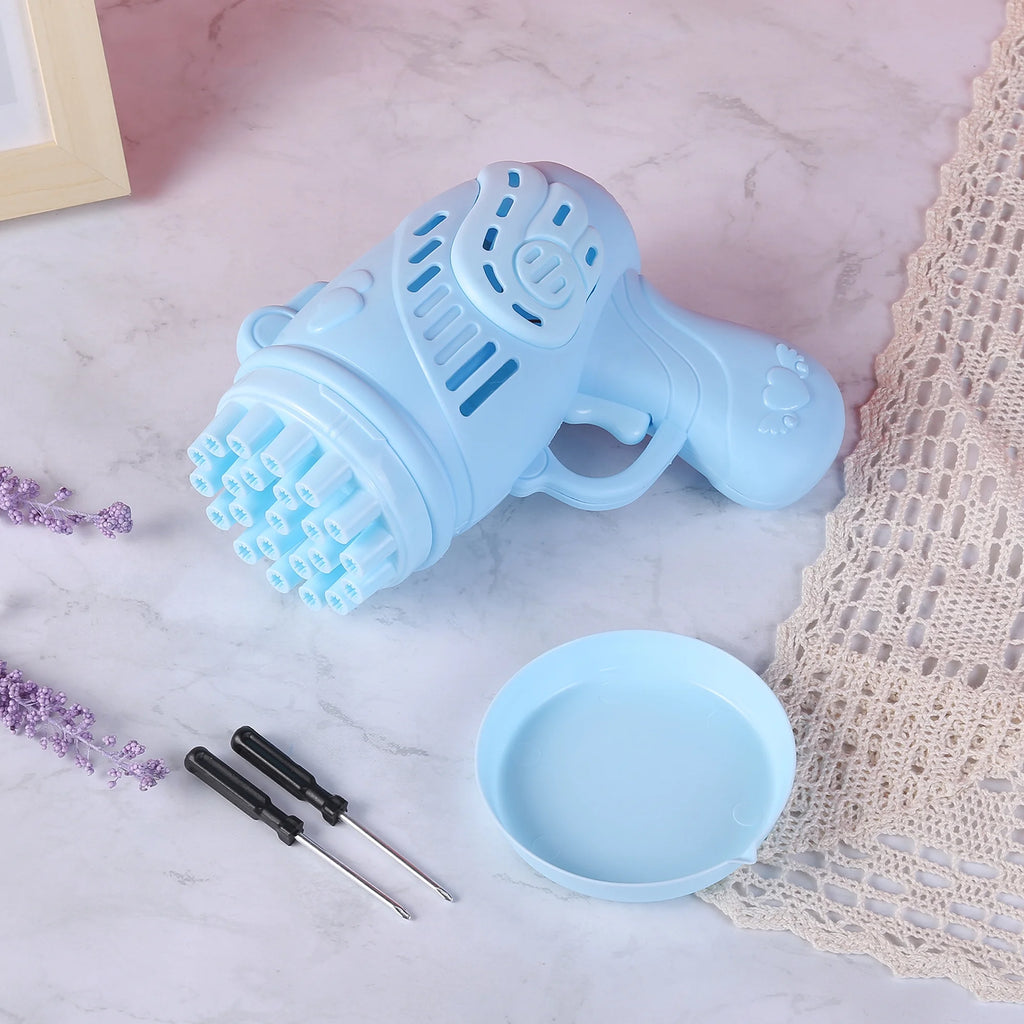 Bubble Gatling Gun 23 Holes Automatic Bubble Blower V19729