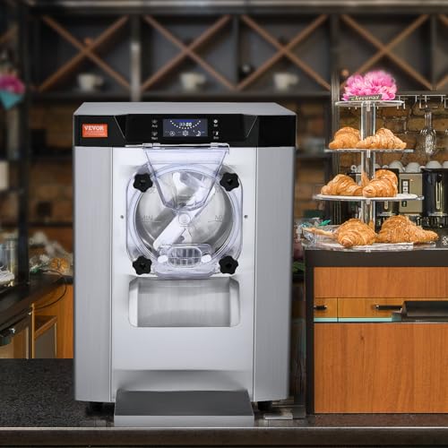 Commercial Ice Cream Machine 1400W 20/5.3 Gph Hard Serve with LED Display U73314