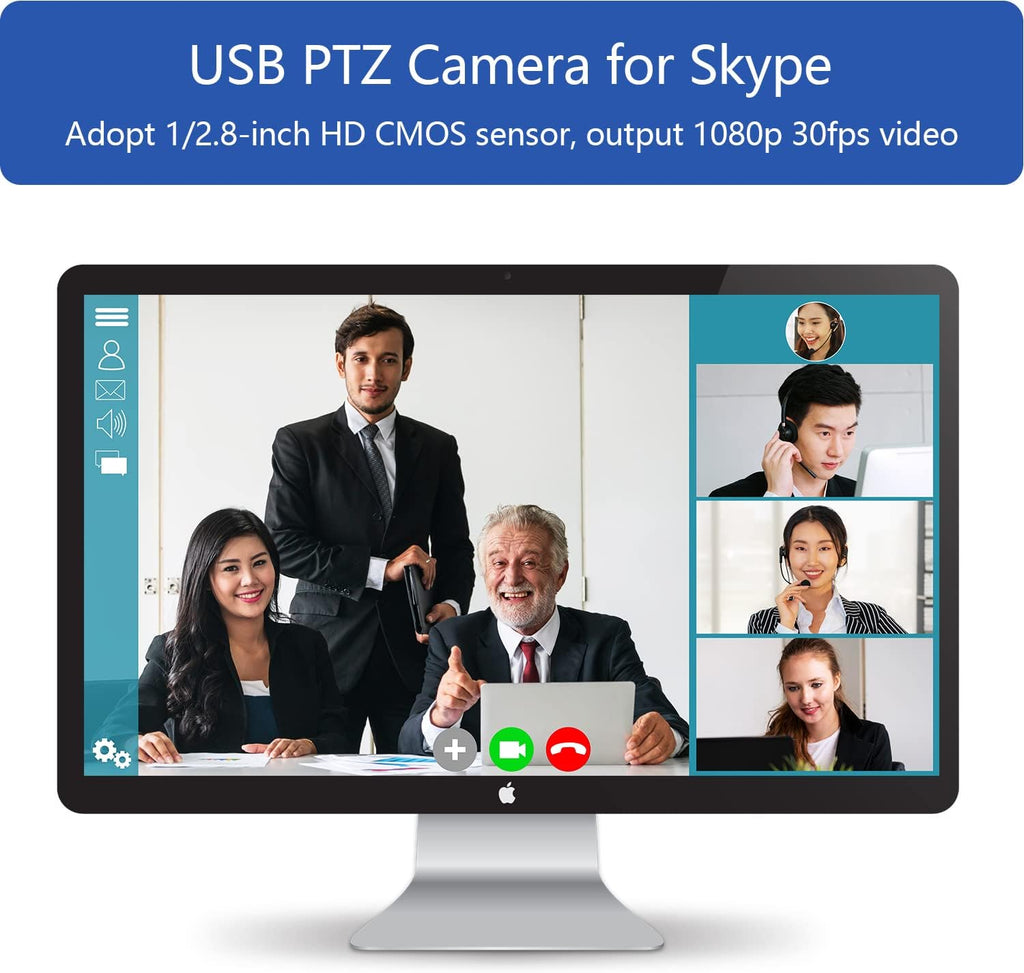 10X Optical Zoom HD 1080P PTZ Camera USB2.0 Webcam O211801