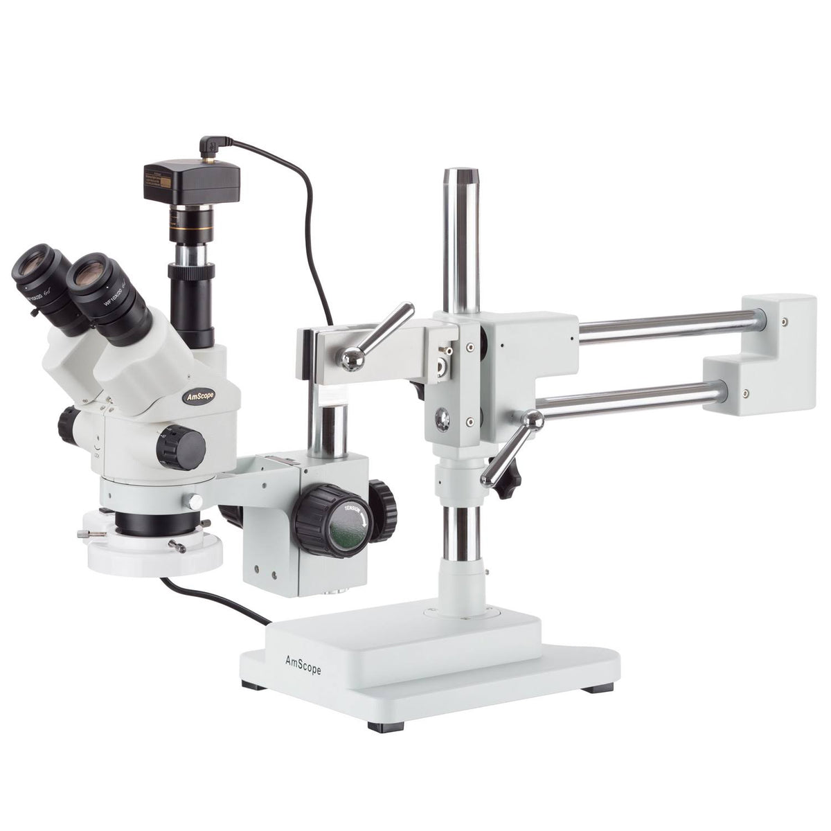7X-45X Simul-Focal Stereo Zoom Microscope on Boom Stand R39637