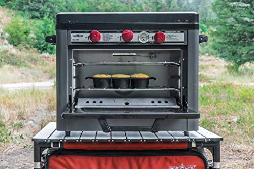 Stainless Steel Charcoal Gray Outdoor Camp Oven U998333