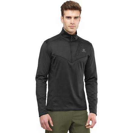 Black XL Half Zip M6681