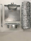 Wall Vent Under Cabinet Toe Kick Ducting Kit F672106