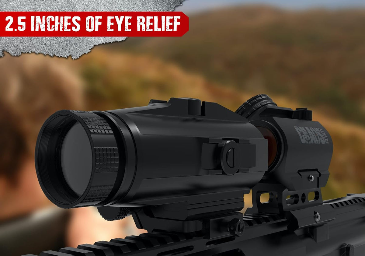 3X Red Dot Magnifier with QD Side Flip Mount S9391