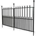 Black Iron Garden Border Fence B1264
