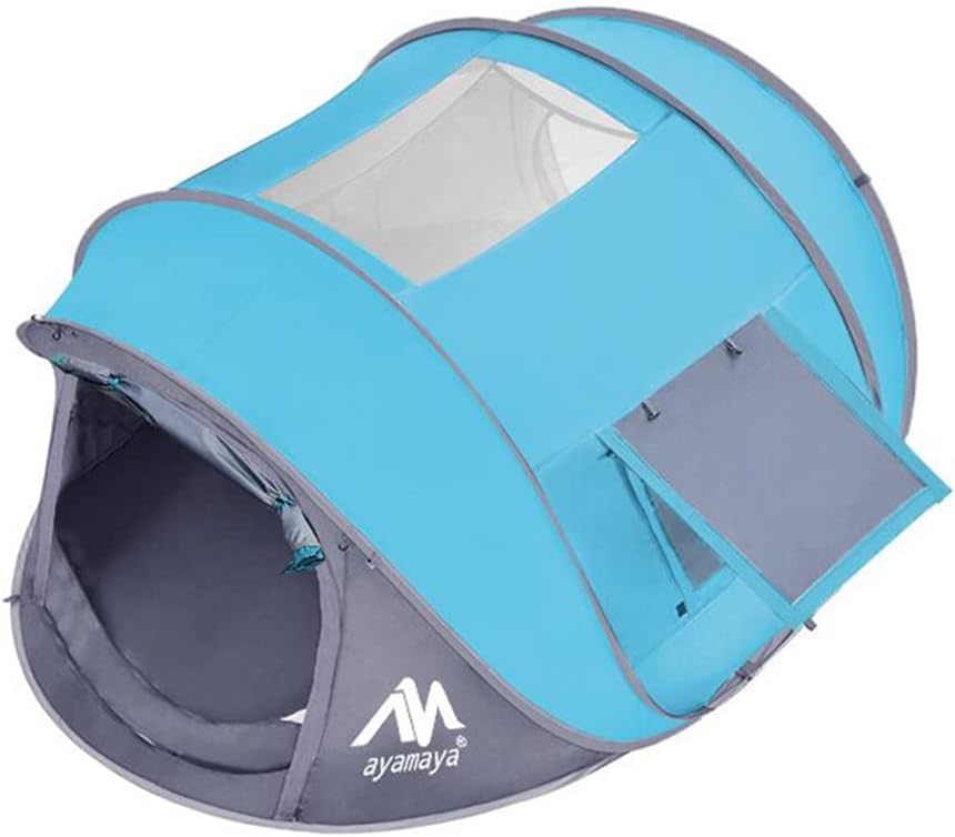 4 Person Waterproof Pop Up Tent with Removable Rainfly N70700