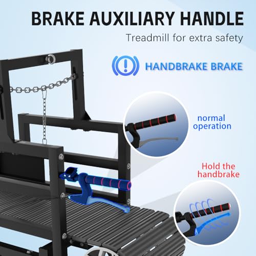 Dog Treadmill with Brake & Resistance Adjustment, Supports Up to 300 lbs K562