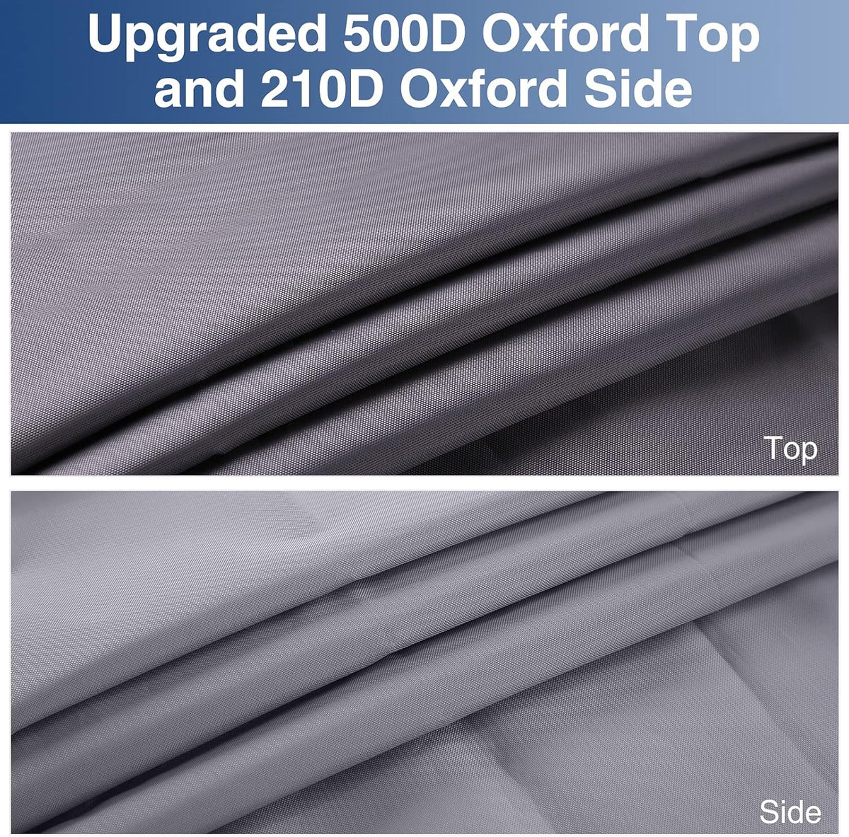 Upgraded Waterproof 500D Travel Trailer Cover with 4 Tire Covers, Tongue Jack Cover G934555